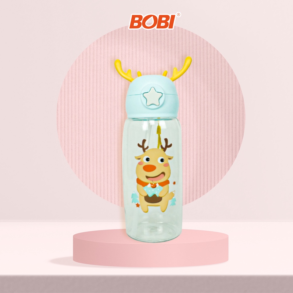 Botol Minum Anak Tanduk Rusa 700ml Kode BZ-246 ///  Botol BPA Free Anak TK SD Sekolah