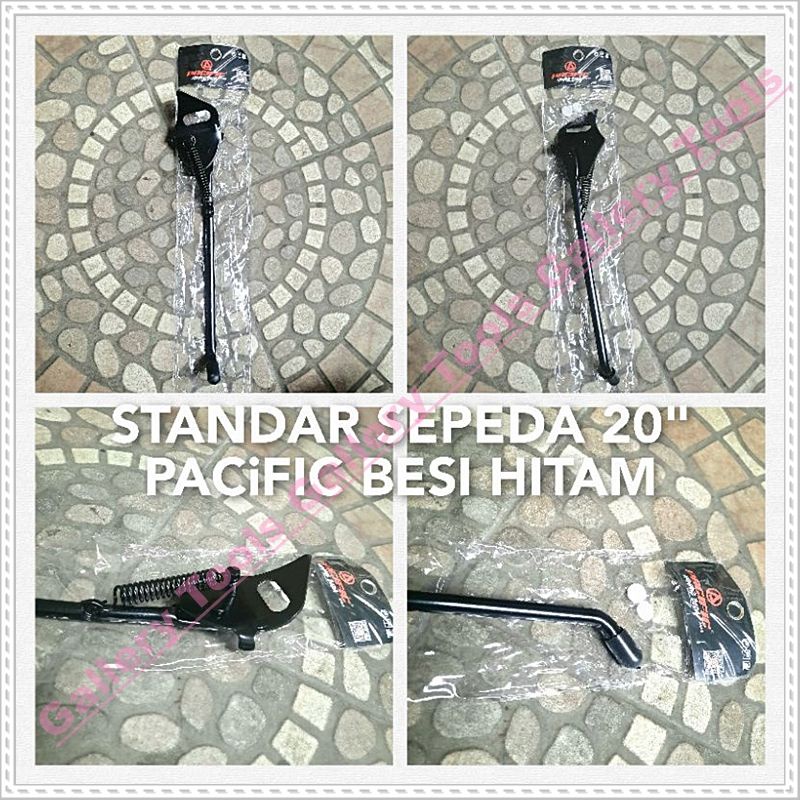 STANDAR ANAK 20" SEPEDA PACiFIC BESI HITAM Sepeda aksesoris sparepart