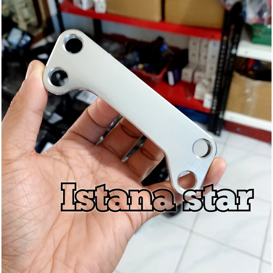 Breket kaliper standar piringan cakram 220mm mio soul gt mio smile mio m3 dll