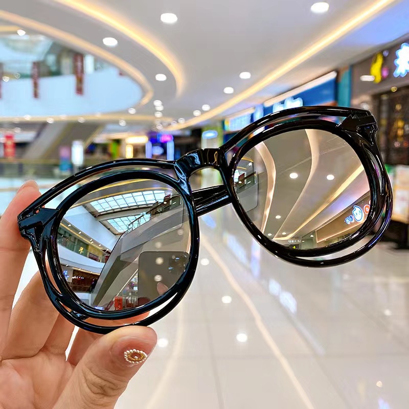 Kacamata Hitam Anak High Quality Kids Sunglasses New Trend Murah Import - Kacamata Bulat