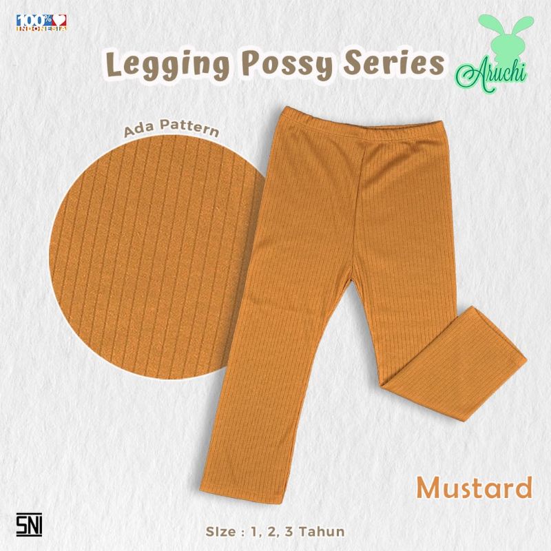 ARUCHI LEGGING LEGGING POSSY SERIES PATTERN CELANA LEGGING ANAK PEREMPUAN 1-3 TAHUN