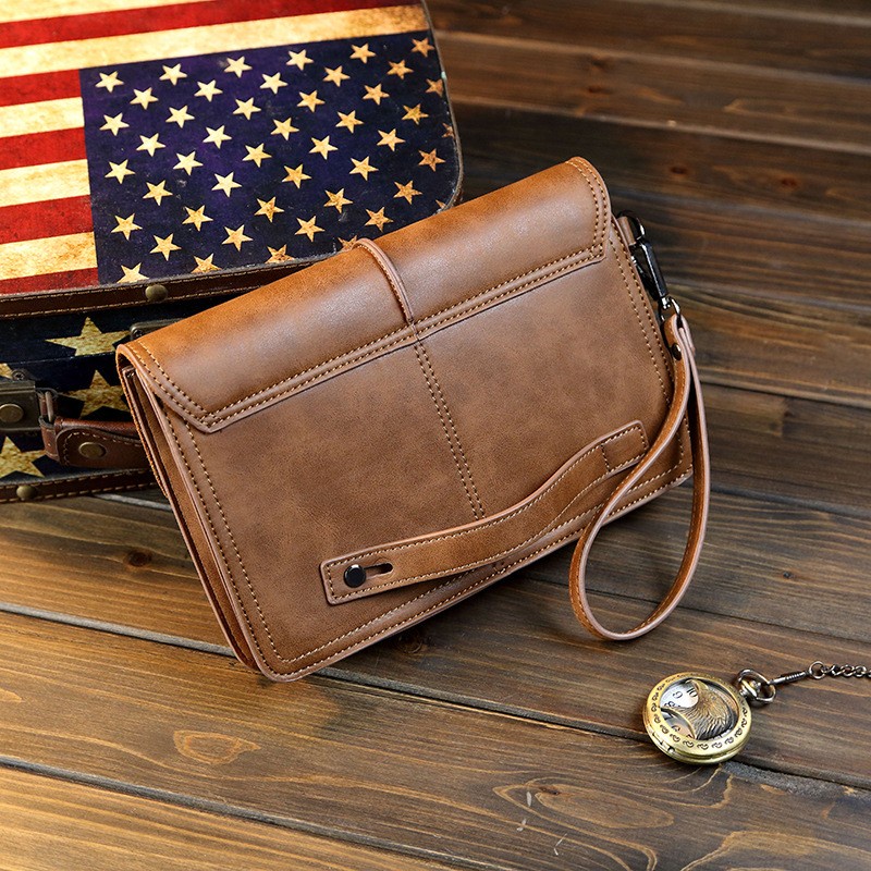 Clutch Pria Kulit Tas Tangan Pria Kulit Handbag Pria MOSCOW