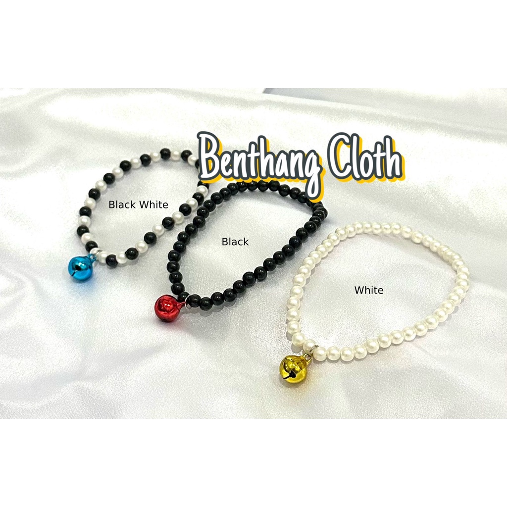 Cat Necklace - Kalung Kucing Mutiara - Custom Nama Lonceng - Kalung Kitten Adult