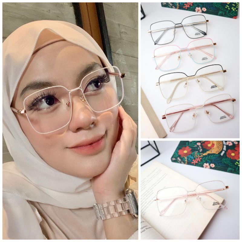 Paket Kacamata Plus Progresif Photocromic 1578 / Kacamata Baca Dan Jalan Lensa Progresif Double Foku