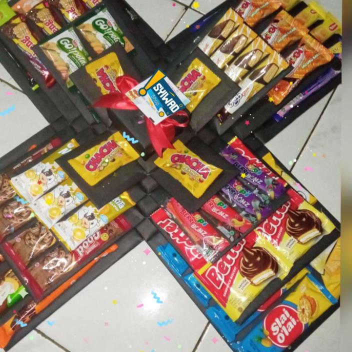 

♔ Explosion box 4 layer+ pull out money ukuran besar ☂