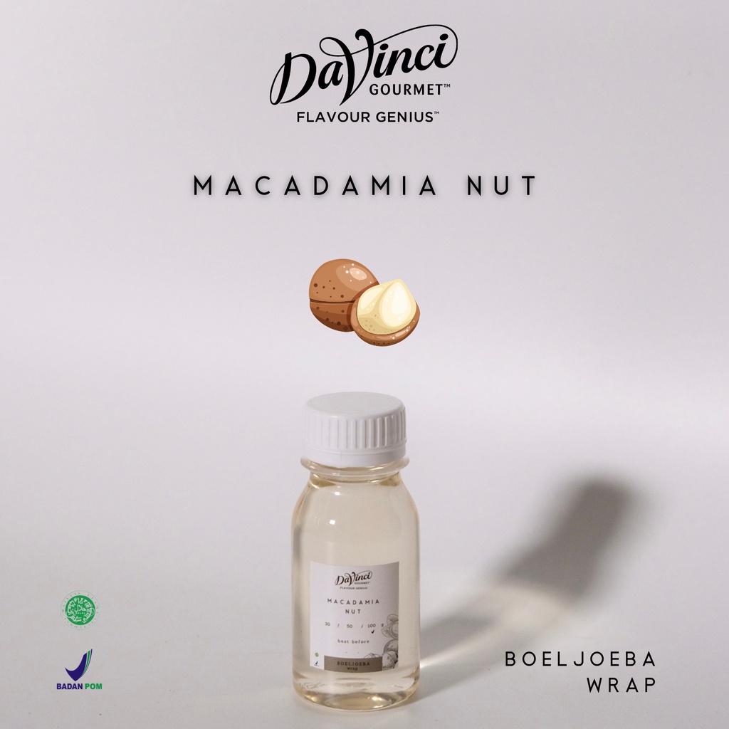 Davinci Macadamia Nut Syrup Repack [30, 50, 100] g