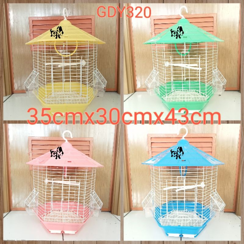 GDY 320 Dayang Bird Cage Kandang Burung Kenari Pleci Lovebird