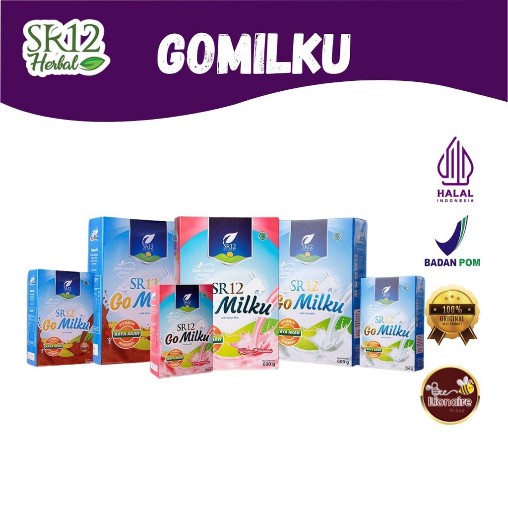 

SUSU KAMBING ETAWA - GOMILKU SR12 - HALAL BPOM - ORIGINAL - MENAMBAH NAFSU MAKAN - PREMIUM