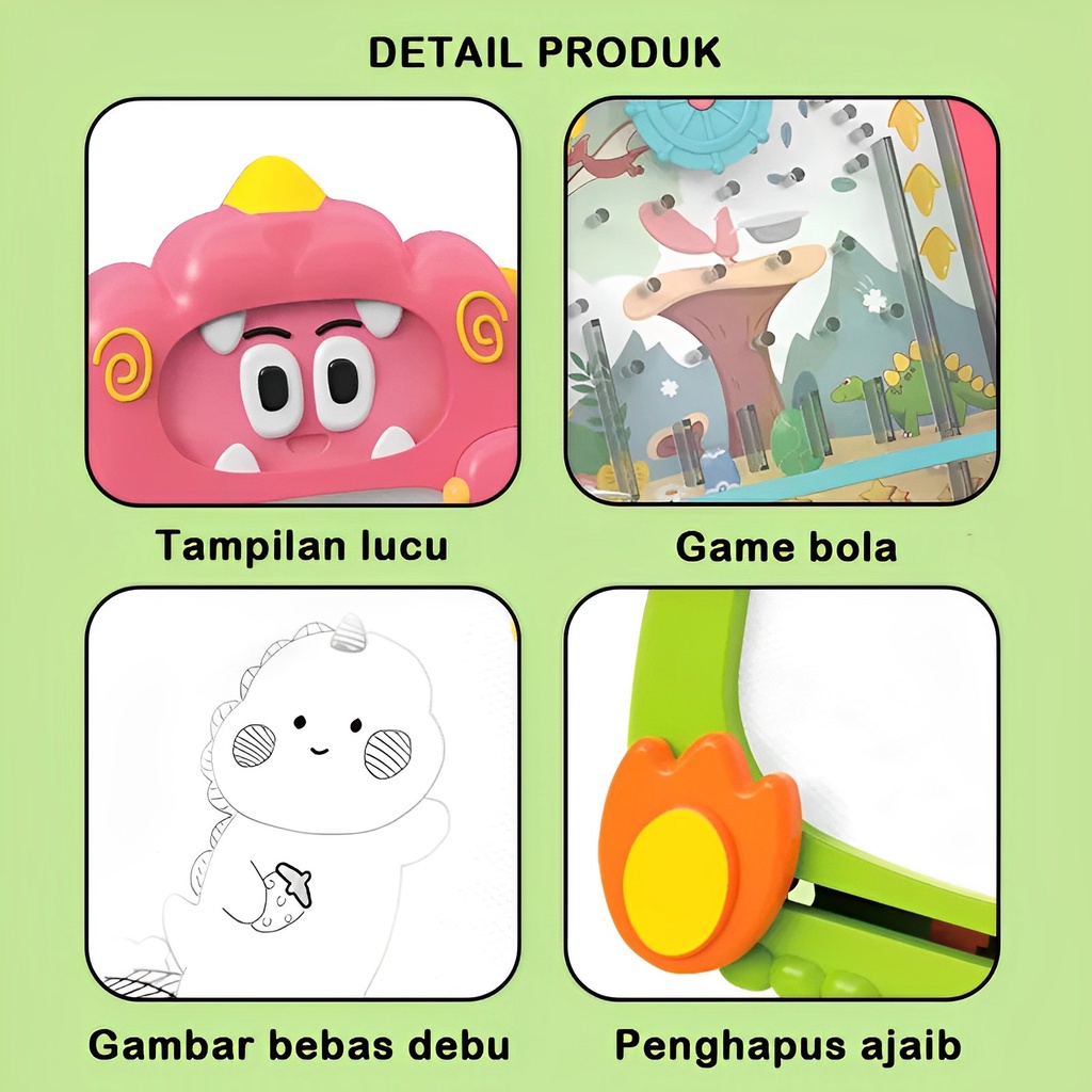 Drawing Board 2in1 Colorful | Mainan Edukasi Anak Laki Laki Perempuan | Kado Ulang Tahun Anak Cowok Cewek