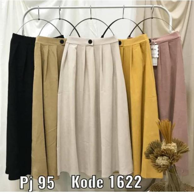 CHEKOUT ALEEYA Rok Suede / Anne Maxi Skirt Suede (2116)