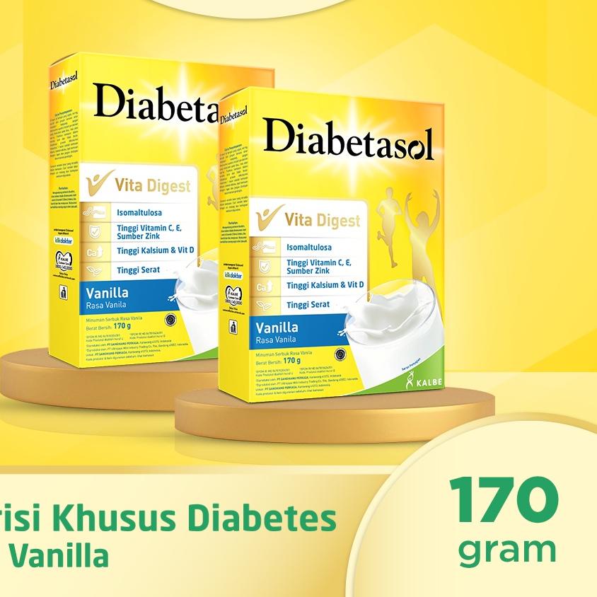 

♝ Diabetasol Vanilla 170g - 2 Pcs ▲