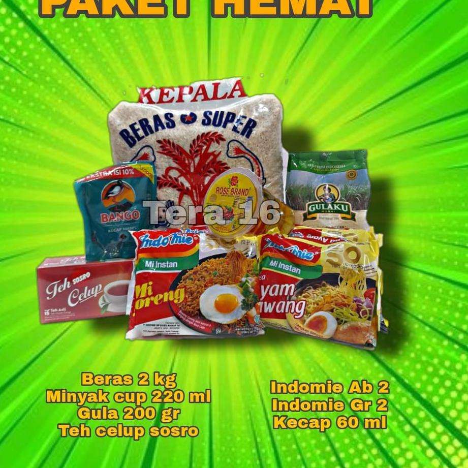 

☃ paket sembako hemat paket lebaran hampers ♦