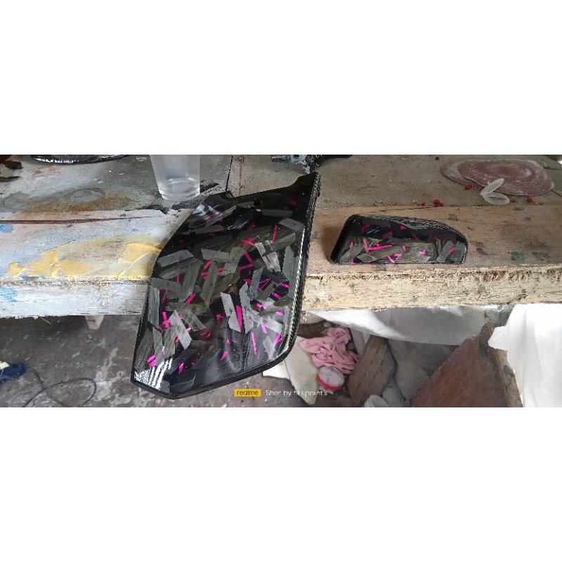 tutup laci nmax new kevlar forged