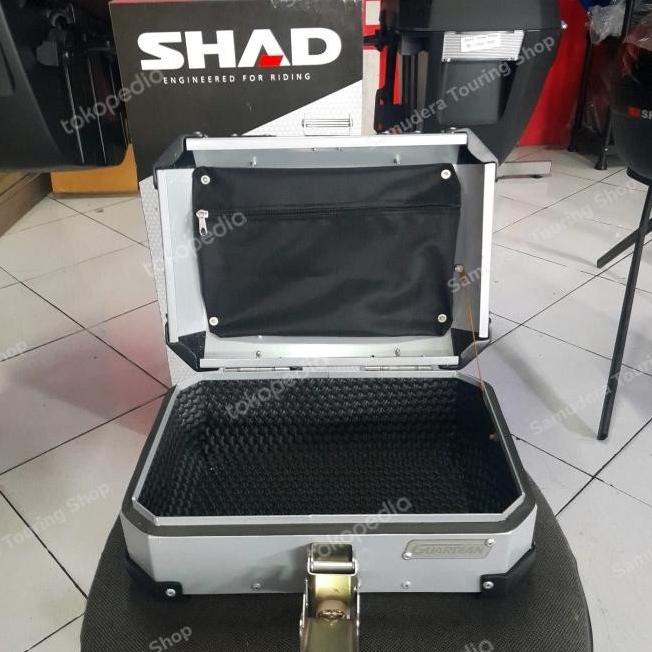 Top Box Motor Touring Pannier 10 Liter Guardian Adventure Silver