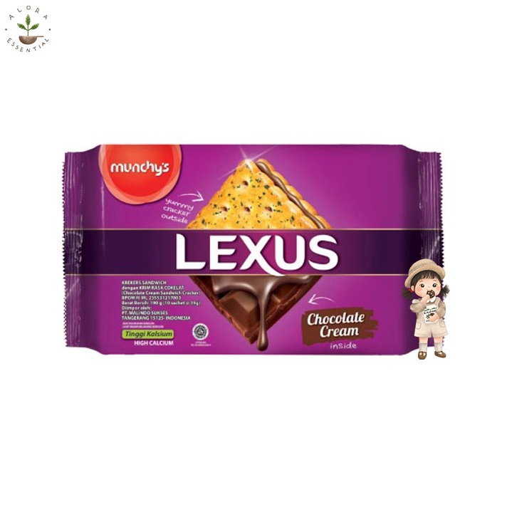 Biskuit Munchys Lexus Chocolate Family Pack 190gr - Biskuit Lexus