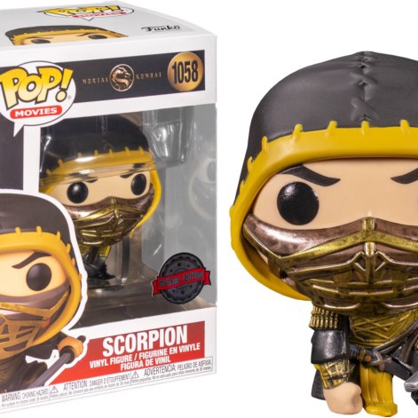 Funko Pop Original Movies Mortal Kombat - Scorpion Crouching #Original