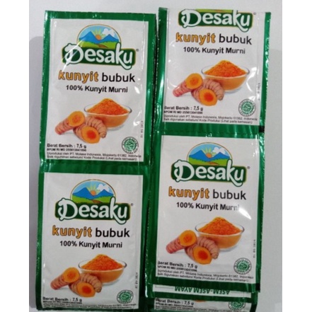 

Desaku kunyit bubuk/bubuk KUNYIT sachet 6pcs