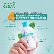 pembersih mulut!!! SECRET CLEAN PROPOLIS ANTISEPTIC MOUTHWASH