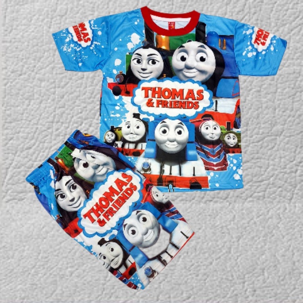 Setelan baju celana thomas 6-10 thn