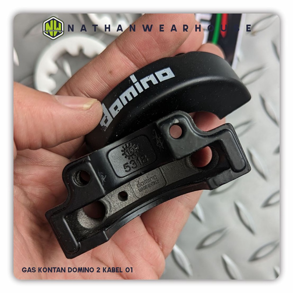 Gas Spontan Kontan Domino 2 Kabel Racing Bahan Besi Italy Universal 01