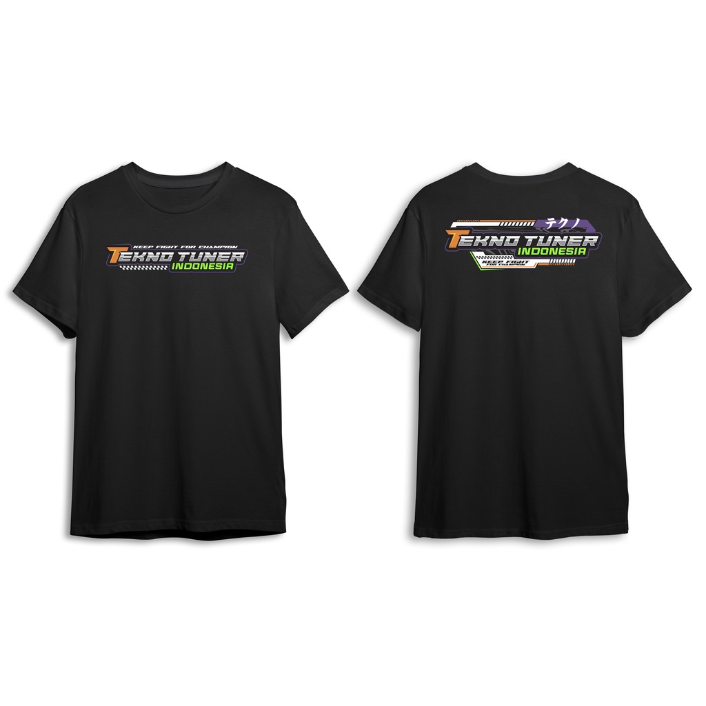 KAOS RACING TEKNO TUNER INDONESIA KEEP FIGHT FOR CHAMPION BAJU RACING OTOMOTIF