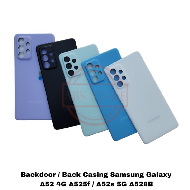 TUTUP BELAKANG BACKDOOR BACKCOVER SAMSUNG GALAXY A52 / A52S BACK CASING COVER BATERAI