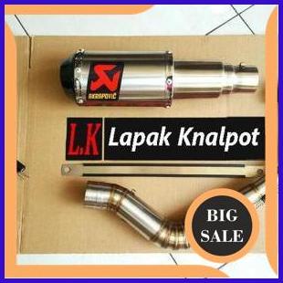 Knalpot Akrapovic GP M1 Half Carbon Full Set Vario 150 ESP 2016, Vario 125, Spacy, N Max, PCX, Suzuk