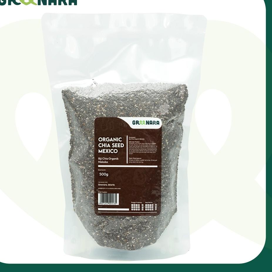 

☛ Chia Seed Mexico Organic 500gr Premium Organik ❁