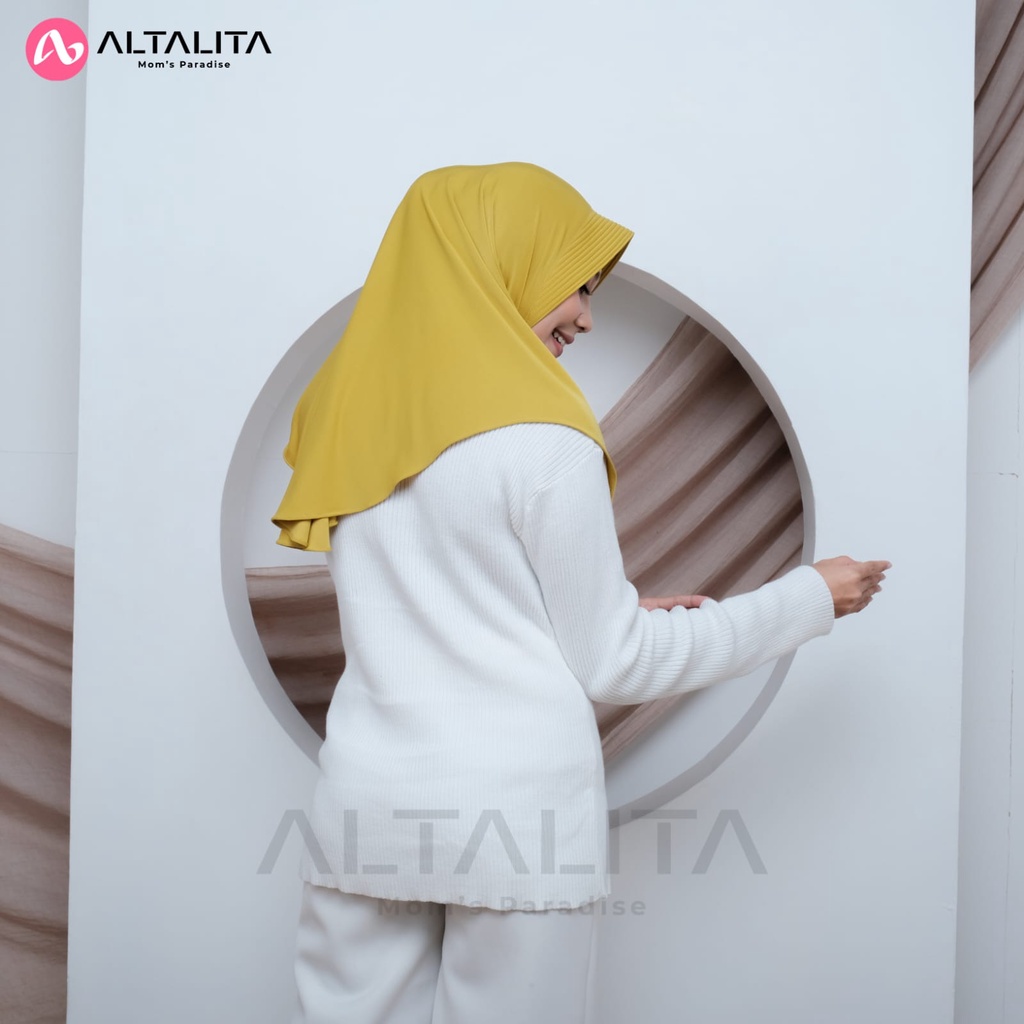 Altalita - Kerudung Instan Qaila Penguin Jersey Premium Jilbab Bergo Hamidah Menutup Dada Hijab Instant Ukuran M Cocok Untuk Sekolah Olahraga Volly Futsal Senam dan Sehari-Hari