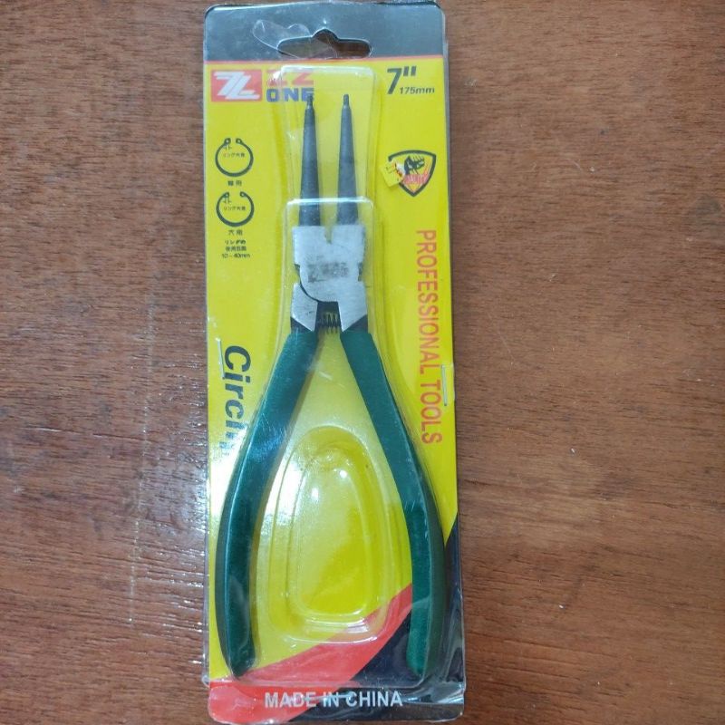 tang pin zz one lurus tekan tutup / snap ring zz one 7in
