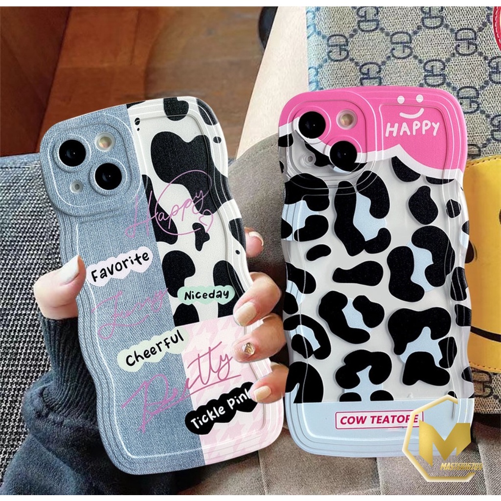 SS802 SOFTCASE PATCH DENIM LEOPARD FOR IPHONE 7 8 7+ 8+ X XS XR XS MAX 11 12 13 14 PRO MAX MA4110