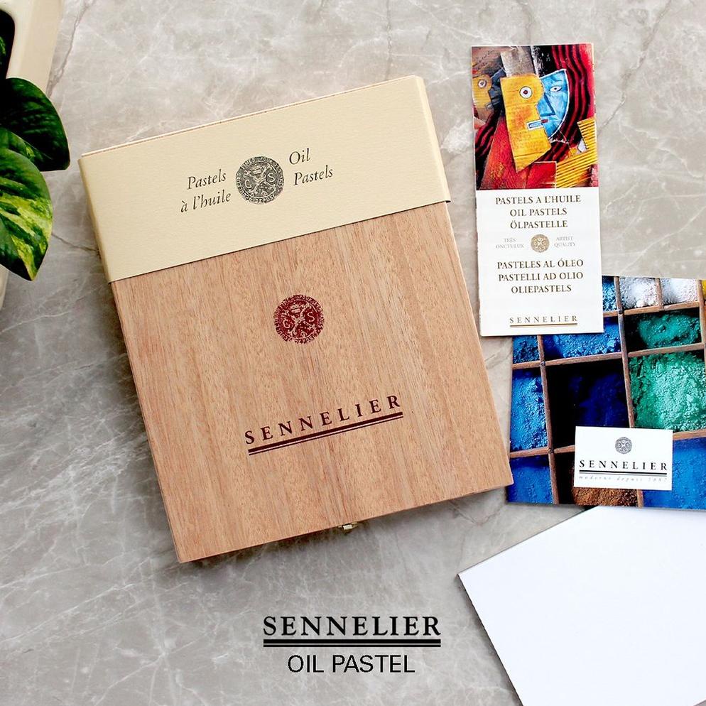 

Sennelier Artist Oil Pastel Color Stick Wooden Box Set