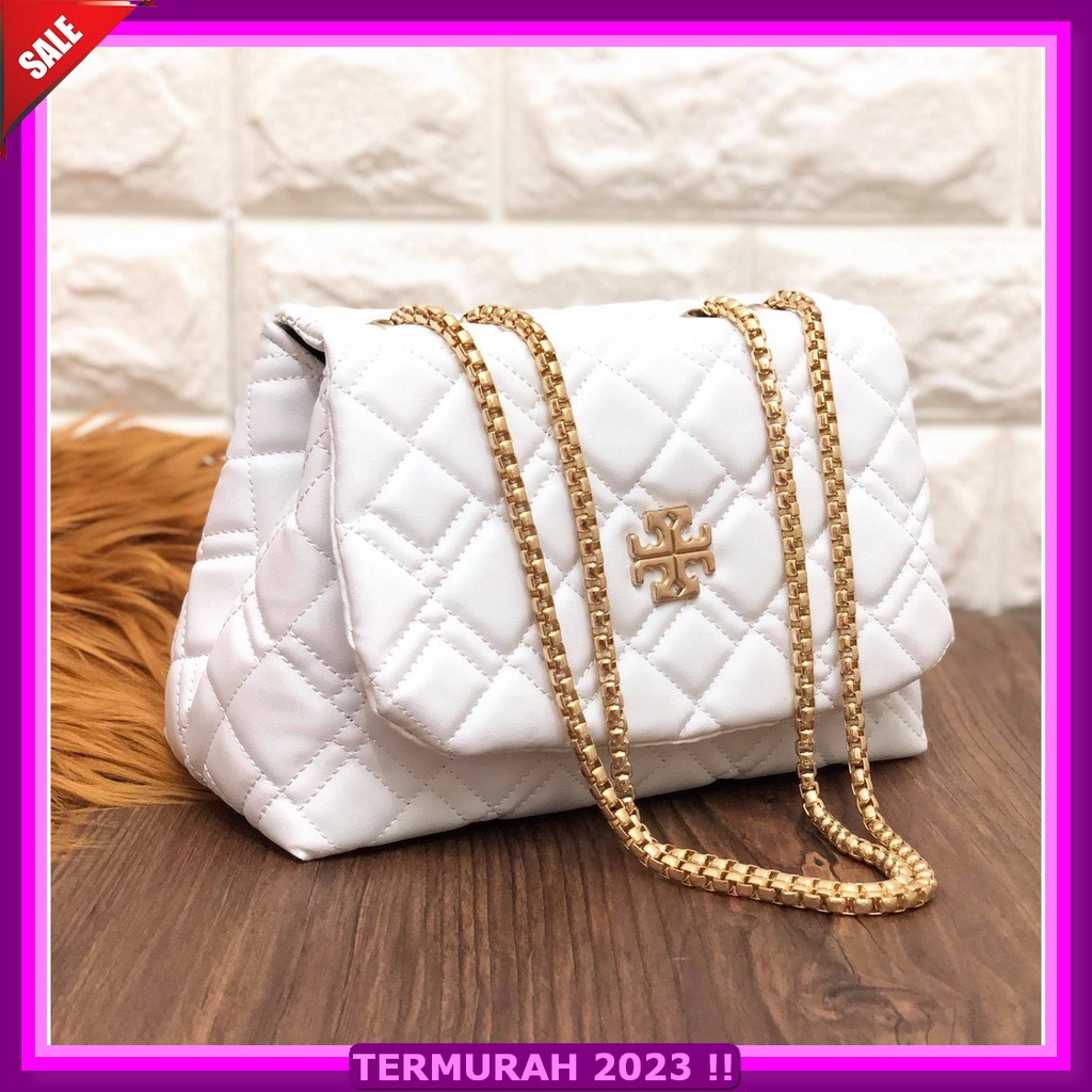 Tas Selempang Wanita Terbaru 2023 Fashion Bahu Murah Import Pre Order Tory Burch Shoulder Flap Bags