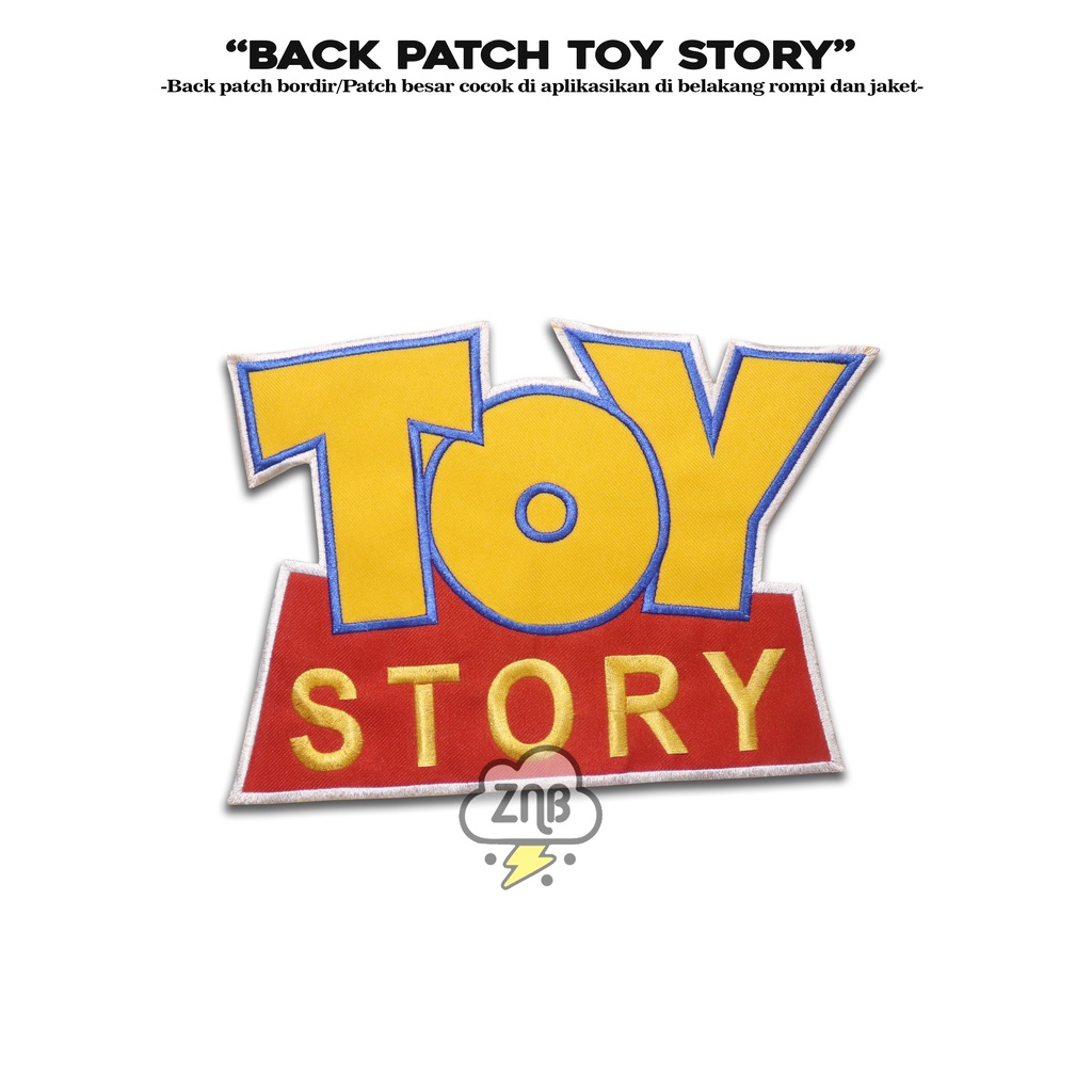 PATCH TOY STORY EMBLEM BORDIR PATCH KARAKTER PATCH LUCU