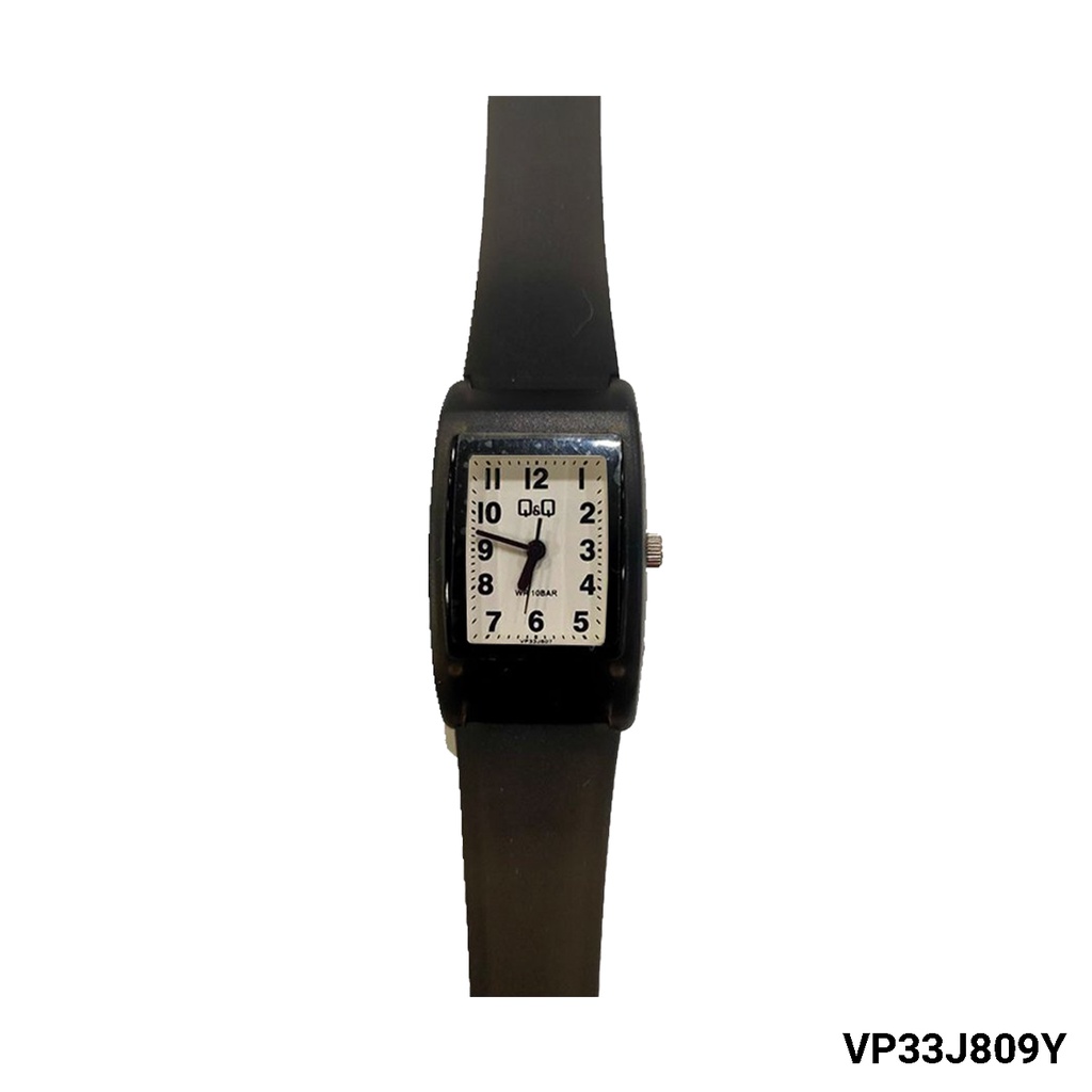 SALE Jam Tangan Wanita Classic Business Rubber Analog Original Q&amp;Q QNQ QQ VP33 VP33J Series