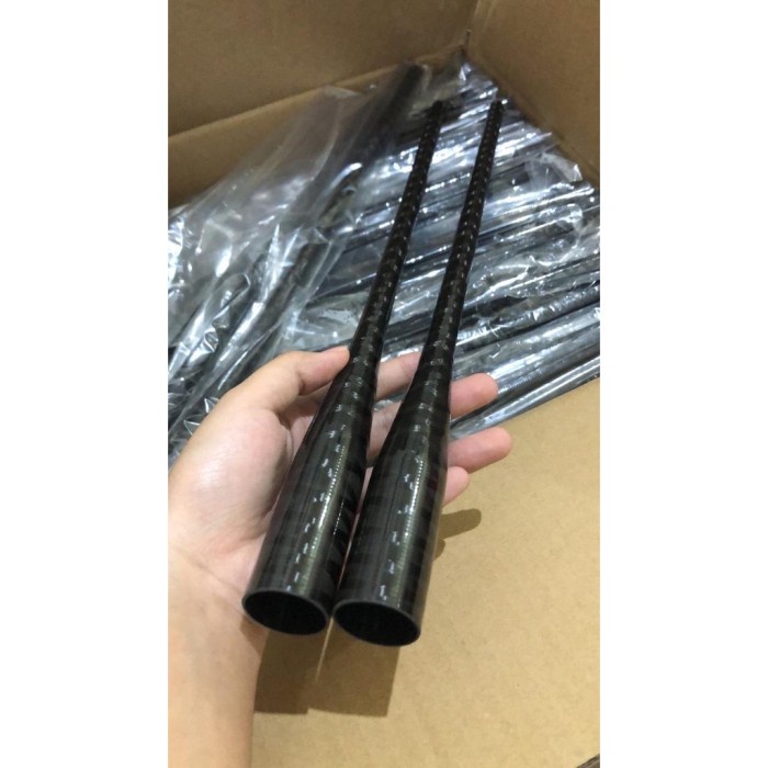 Terlaris Pipa Butt Karbon - Handle Tube Gagang Joran - Carbon Monocoque Rod