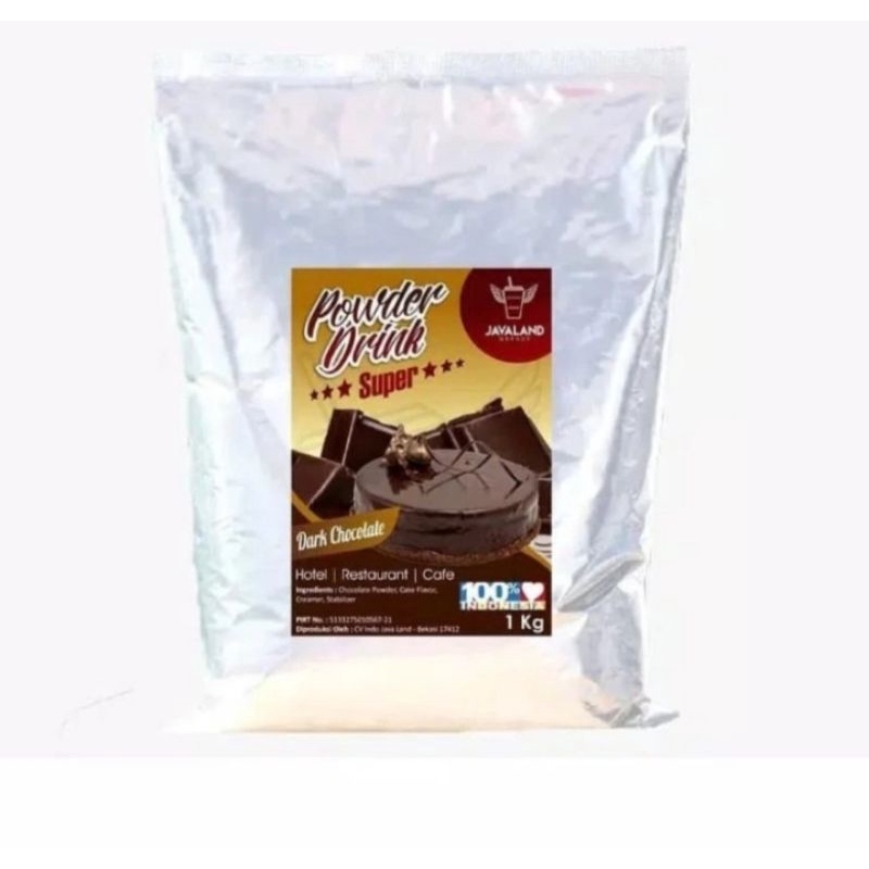 bubuk minuman rasa choco dark chocolate powder drink