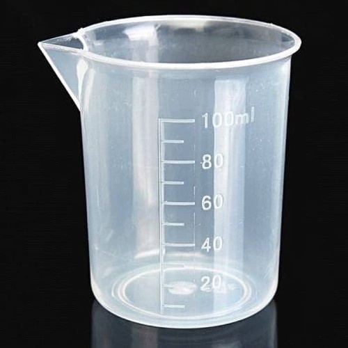 Beaker Glass Plastic 100 ml PP (Polypropylene)/Gelas Kimia Plastik 100 ml