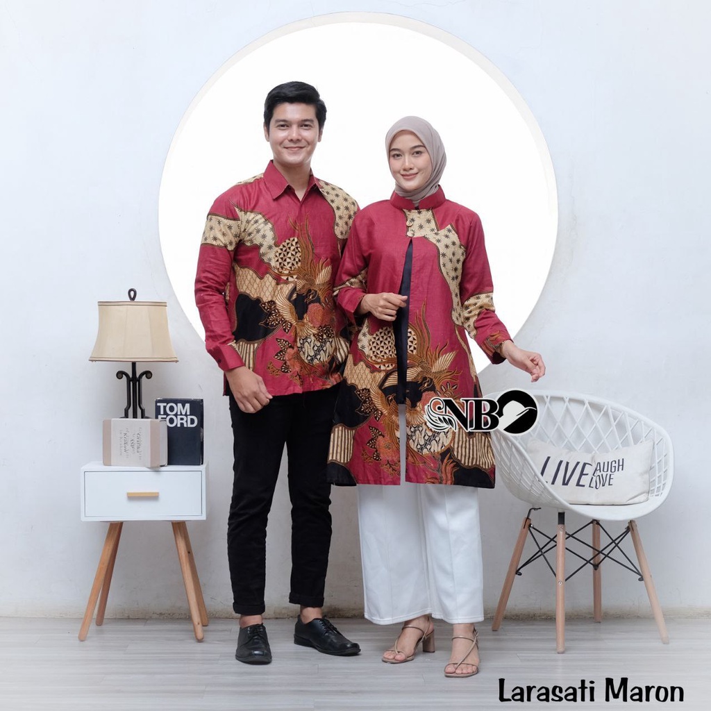 Baju Set Keluarga (MC Batik) - Batik Couple Set Keluarga Tunik Bolero Kemeja Lengan Panjang