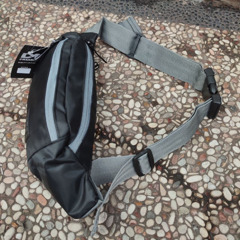 Tas Selempang Pria Konvesi | WaistBag Pria Original DM Bahan Kain