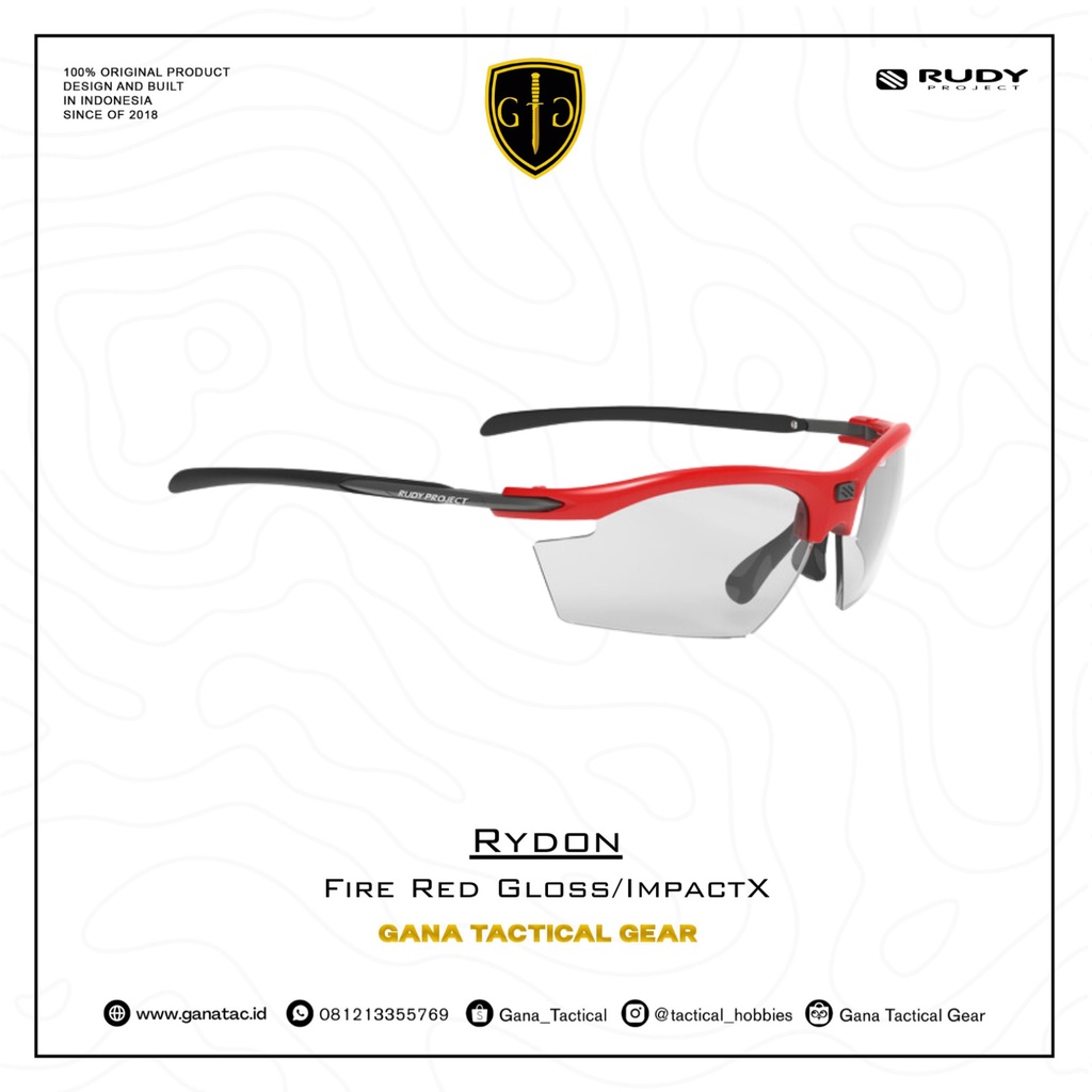 Rudy Project Rydon Glasses - Fire Red Gloss/ImpactX