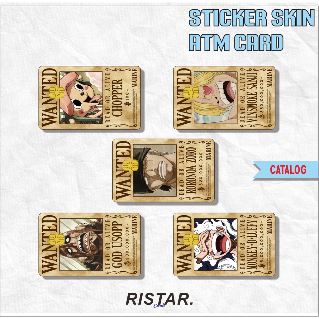 

RISTAR - Skin Card ATM Catalog ONE PIECE