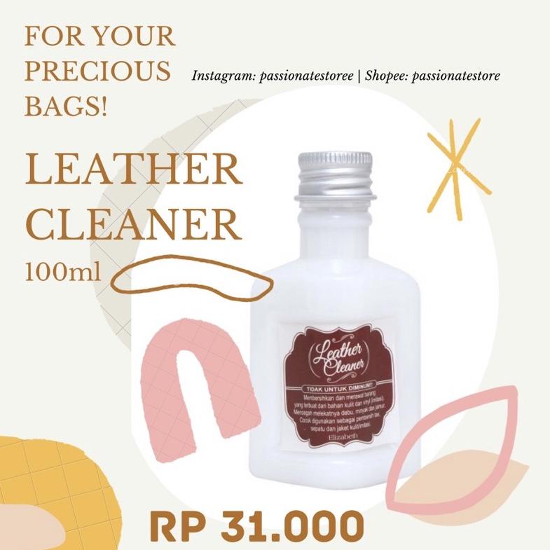 [COD] ➱ LEATHER CLEANER/LEATHER CLEANER ELIZABETH 100ML ORI/LEATHER CLEANER TAS/SHOE CLEANER/BAG CLEANER nv6sw