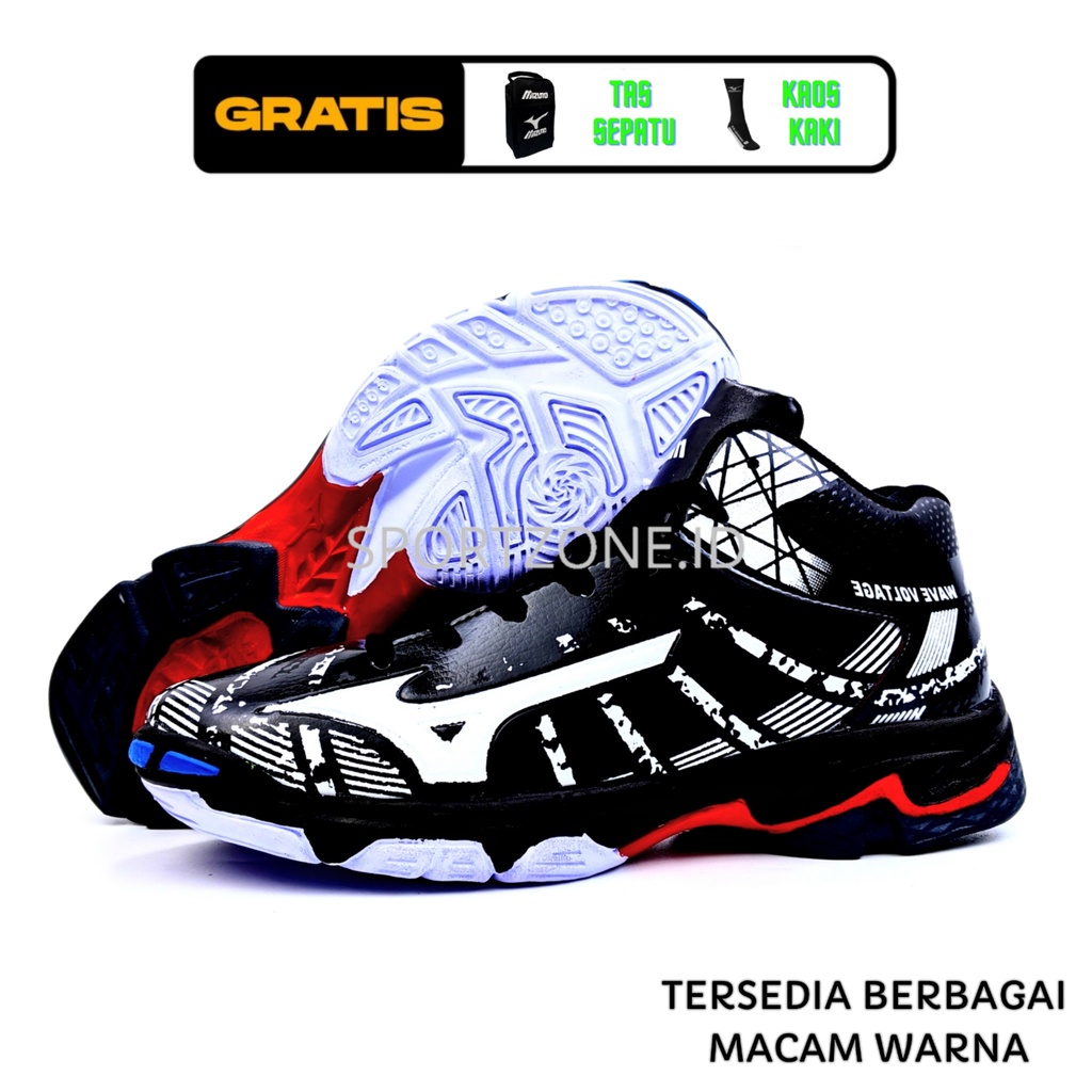 SEPATU VOLI MIZUNO WAVE VOLTAGE VOLLY BALL /SEPATU VOLI MIZUNO WLZ 2023 / SEPATU VOLLY MIZUNO WLZ 7