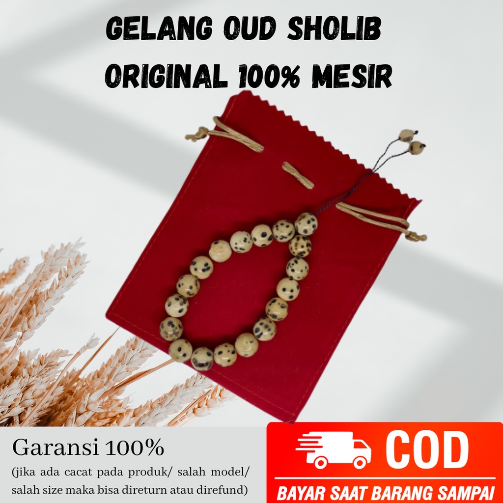 GELANG TASBIH OUD SOLIB GELANG TASBIH KAYU OUD SHOLIB TASBIH OUD SALIB ORIGINAL MESIR