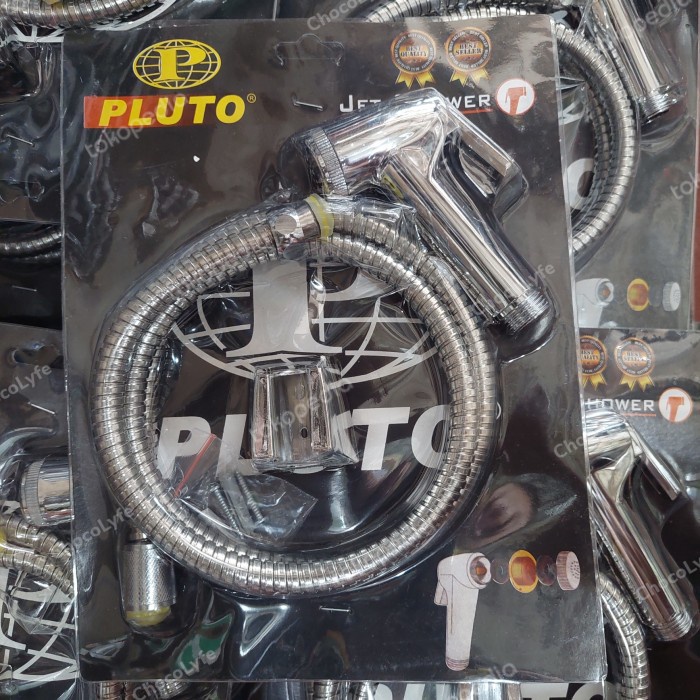 SELANG SHOWER JET CLOSET WC DUDUK FLEKSIBEL CHROME