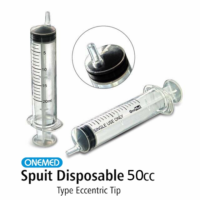 Semprotan Cuci Hidung Spuit 20cc/50cc ONEMED DISPOSABLE SYRINGE SPUIT 20cc/50cc