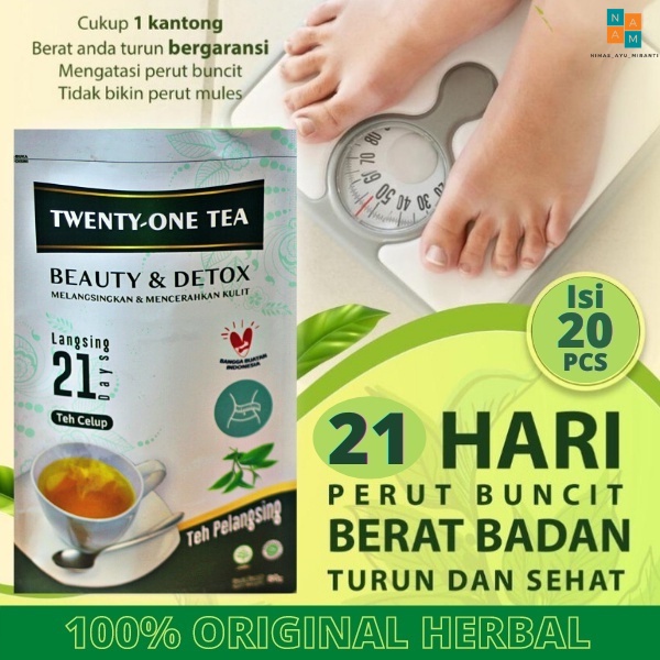 COD TWENTY-ONE TEA SLIMING TEA TEH DIET OBAT DIET TEH PELANGSING OBAT PELANGSING PELANGSING