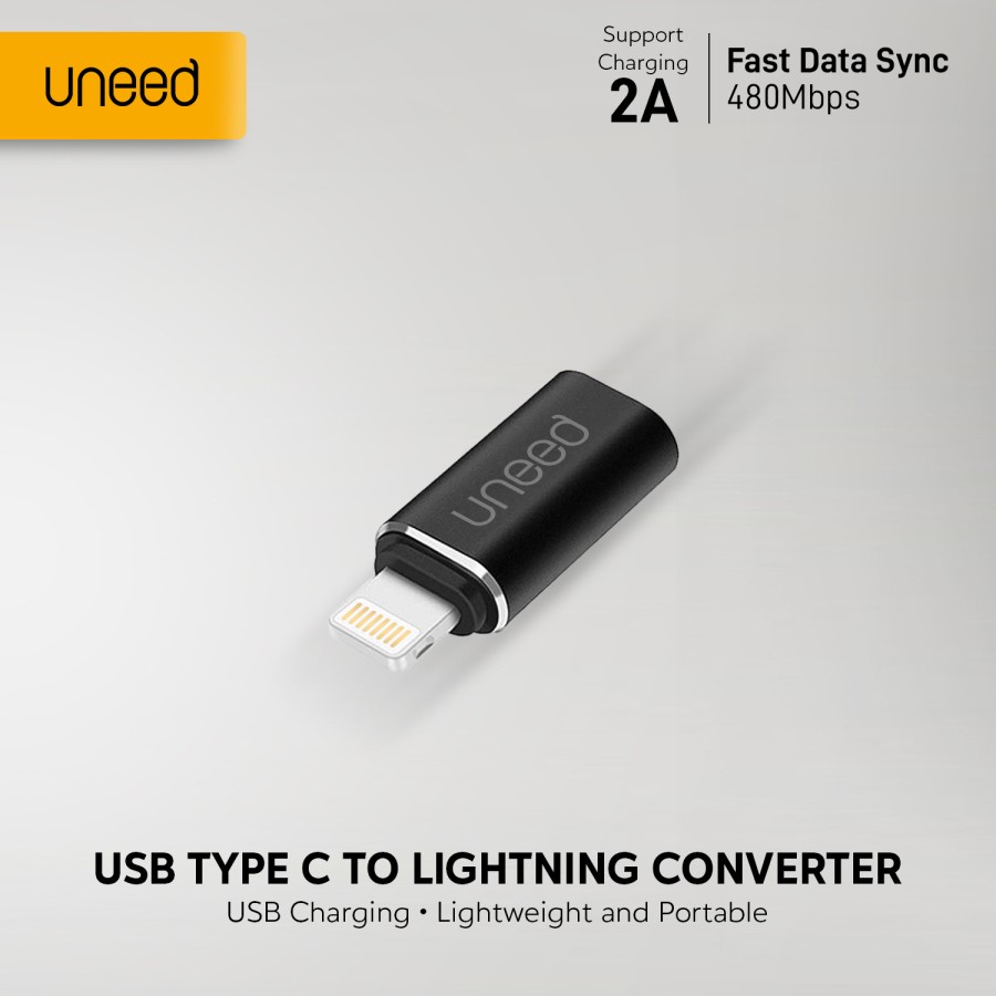 UNEED USB Type C to Apple iPhone Lightning Converter
