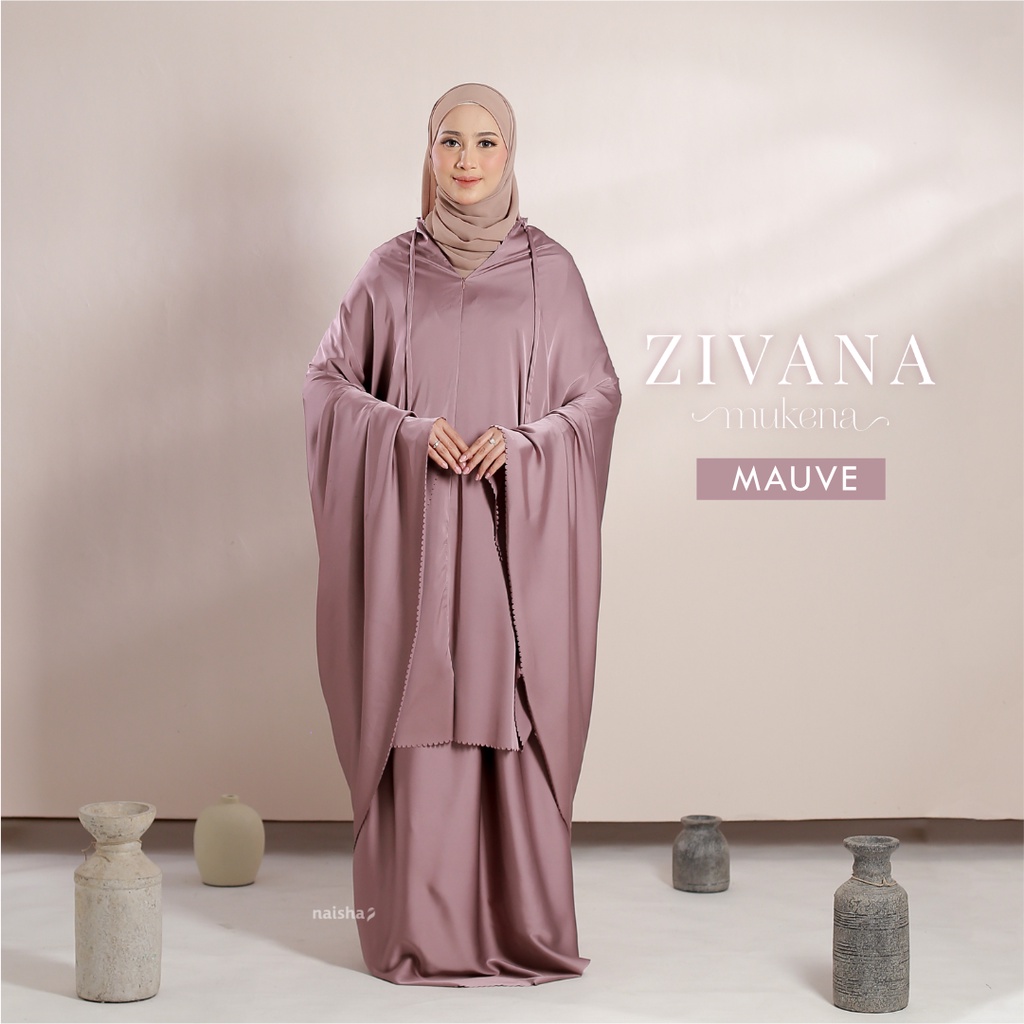 Zivana Mukena - Giter Store - Mukena Silk Premium 2in1 by Naisha